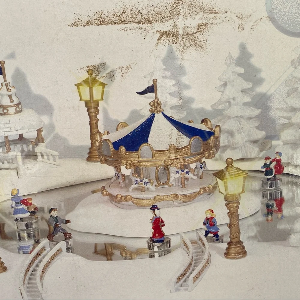 Vintage Christmas Magic Winter Wonderland Display - Picture 3 of 7